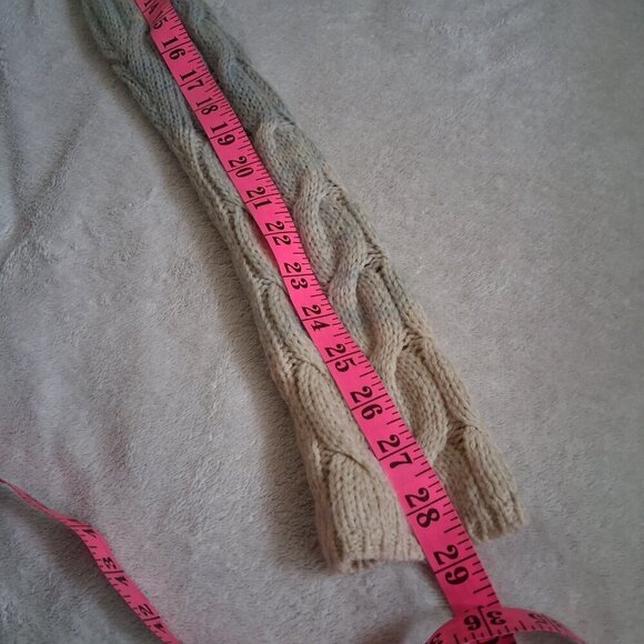 Anthropologie Sparrow XS Blue Ombre Wool Mohair Alpaca Blend Cable Knit Sweater - Picture 11 of 11